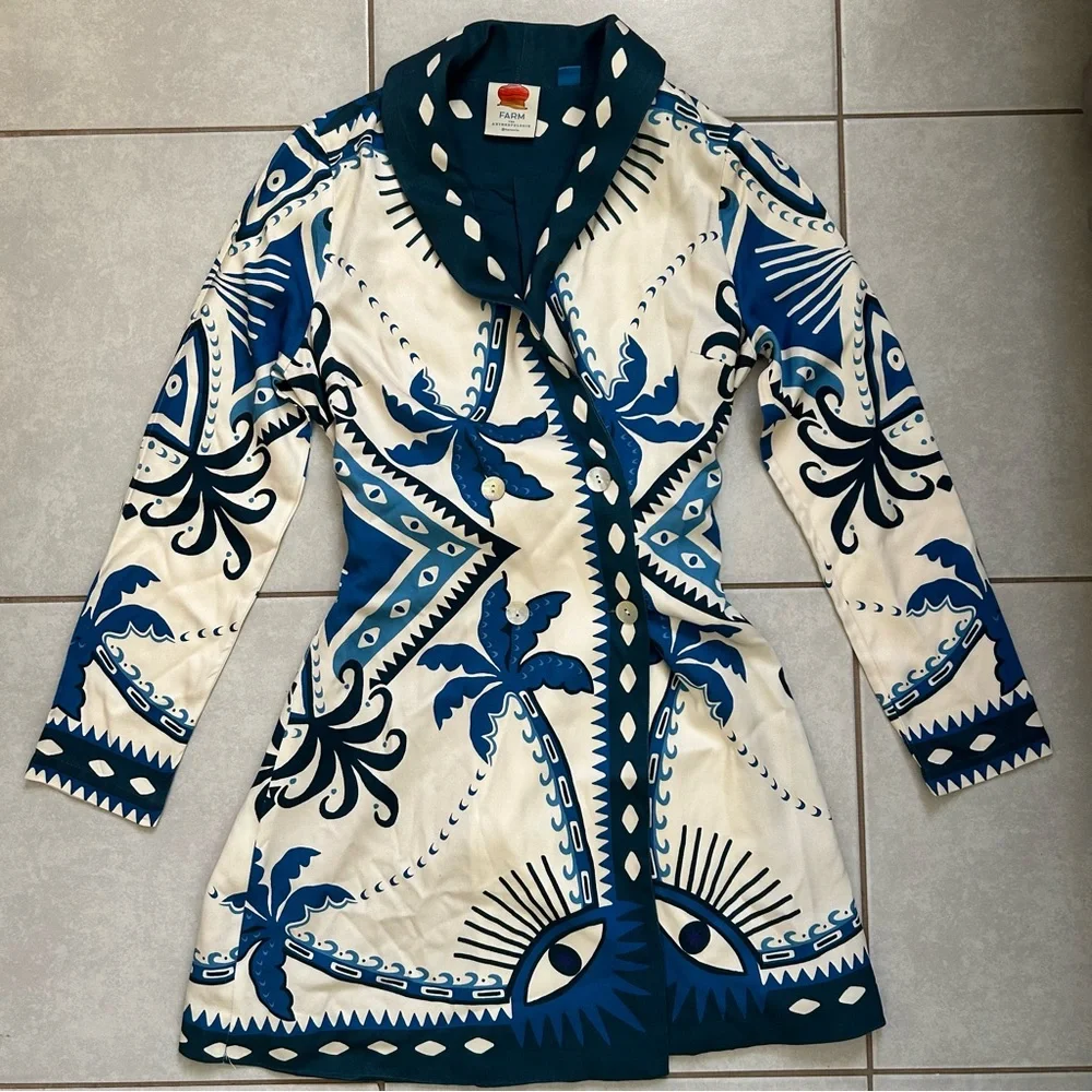 Farm Rio Long Sleeve Blazer Dress - Picture 3 of 12